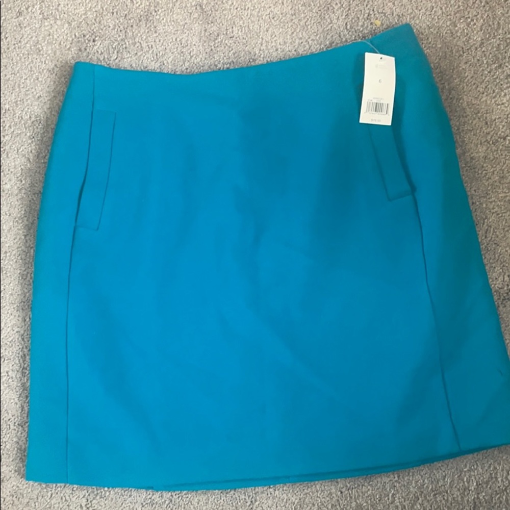 Banana Republic Teal Pencil Skirt NWT